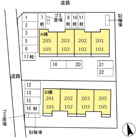 サニーサイド　Ⅰ 間取り