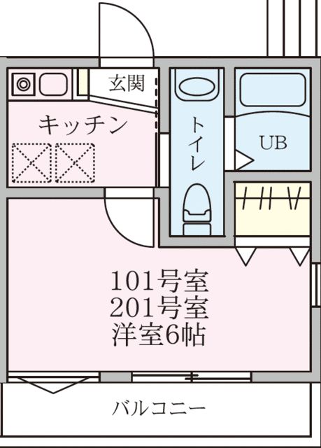 ラコリーヌ踊場 間取り