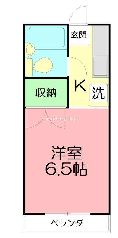 ハイツM＆HⅡ 間取り