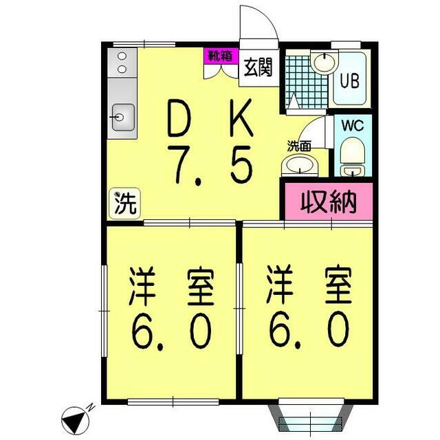 ブランメゾン長後 間取り