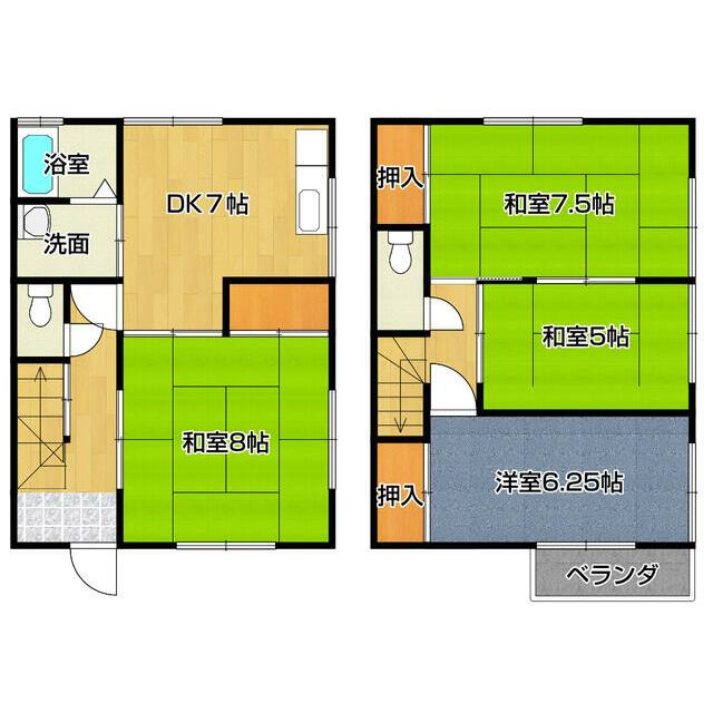 小沢テラスハウス 間取り