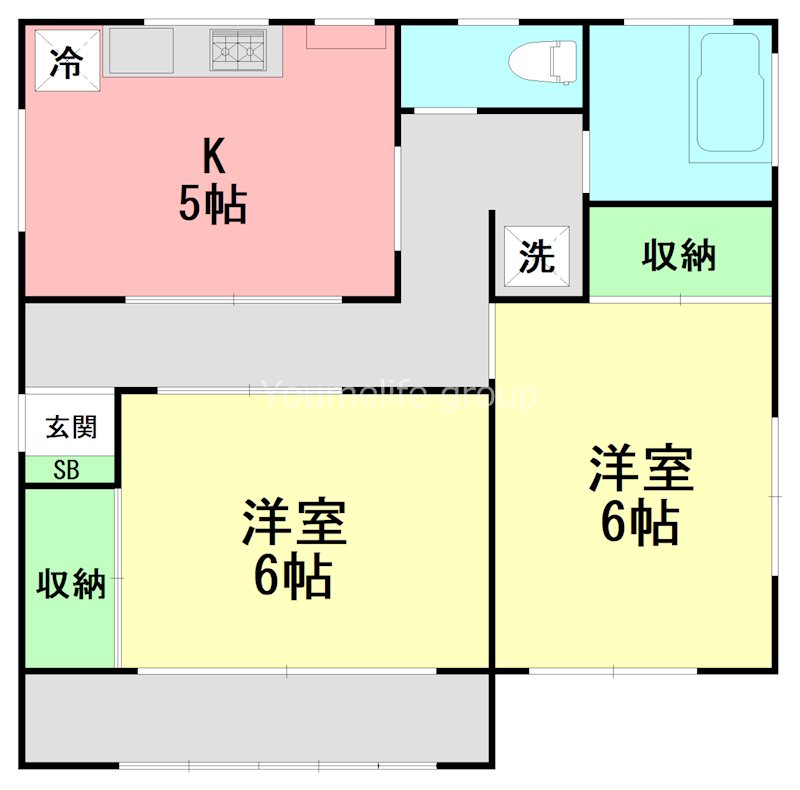 坂巻貸家 間取り