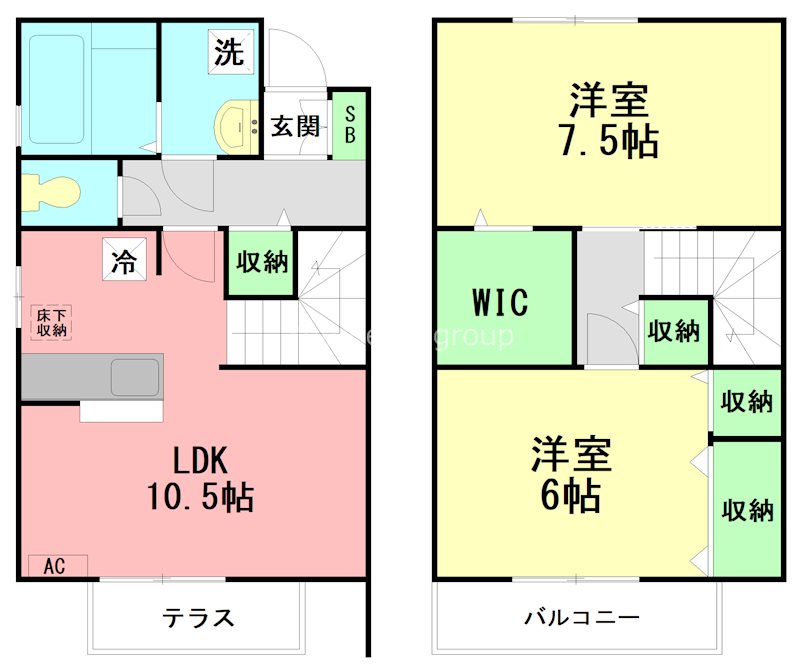 神奈川県藤沢市本藤沢６丁目 間取り