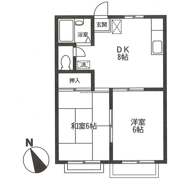 神奈川県茅ヶ崎市浜竹３丁目 間取り