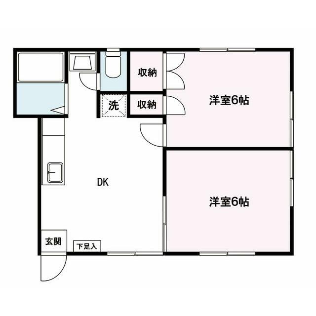 仲居ハイツⅡ 間取り