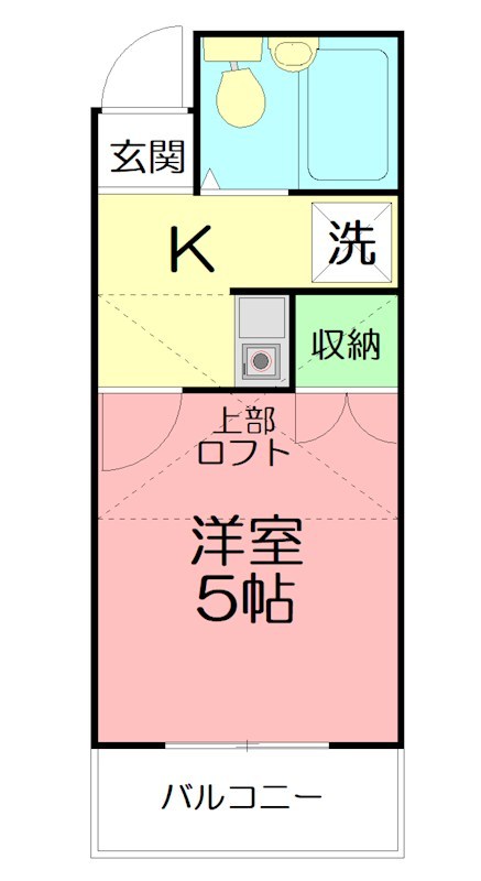 レオパレス古賀 間取り