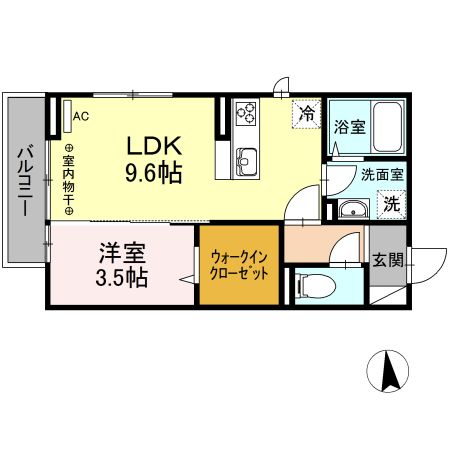 Lupinus　B棟 間取り
