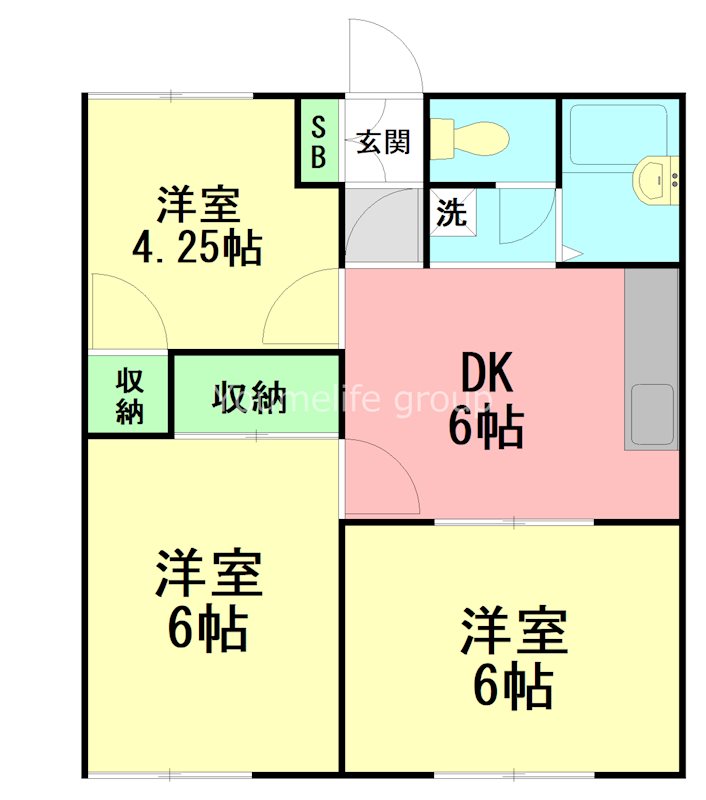 ソレーユほとがや 間取り