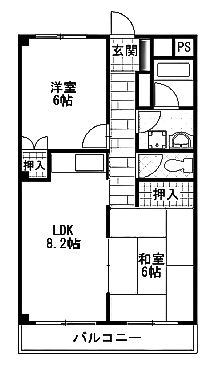中曽根334-2マンション 間取り