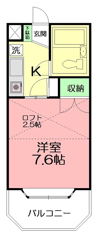 ジュネパレス藤沢第０３ 間取り