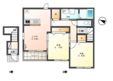 イチリ庵 間取り