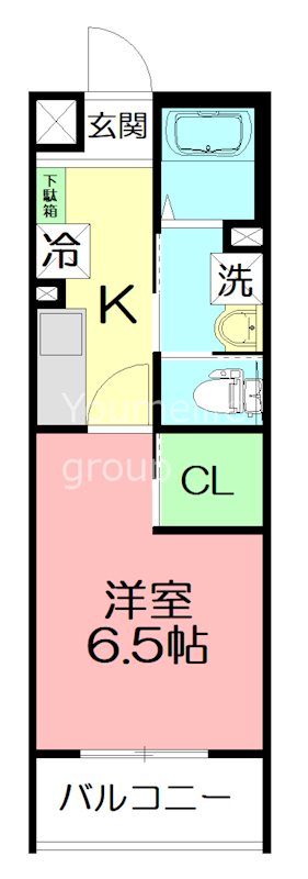 COLLEGE TERRACE ANNEX（カレッジテラス・アネックス） 間取り
