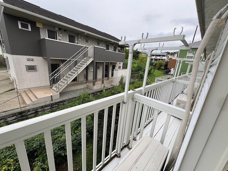 林山ハイツ ベランダ
