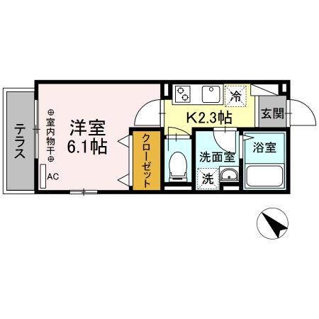 マ・メゾン鵠沼花沢　Bの物件画像2