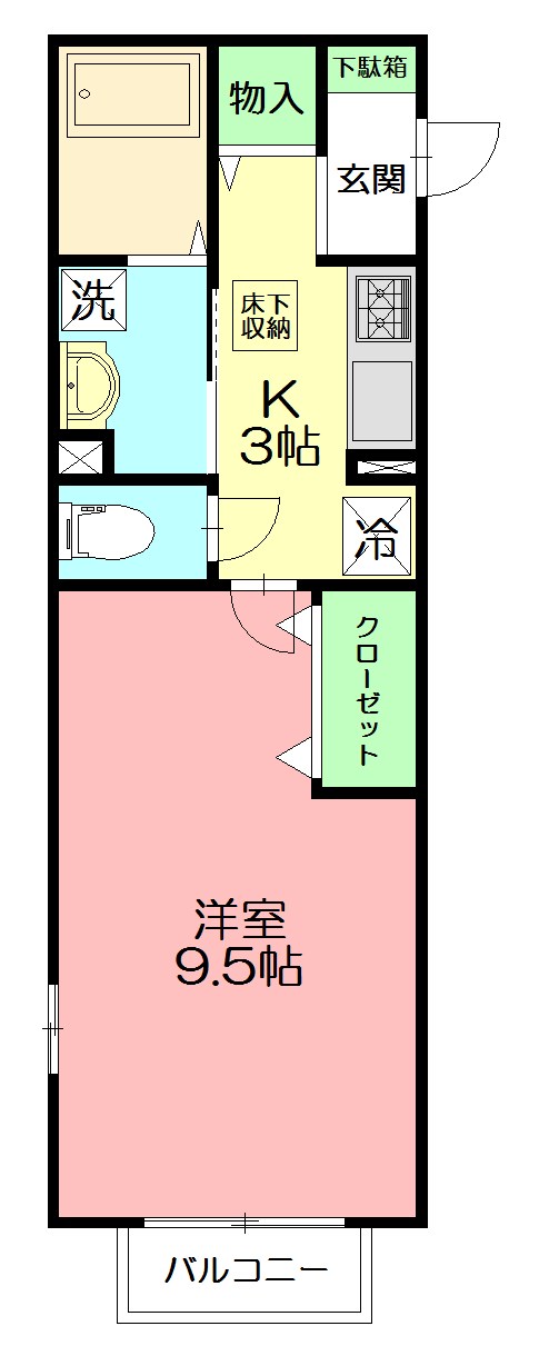 ジョアス　ミウ 間取り