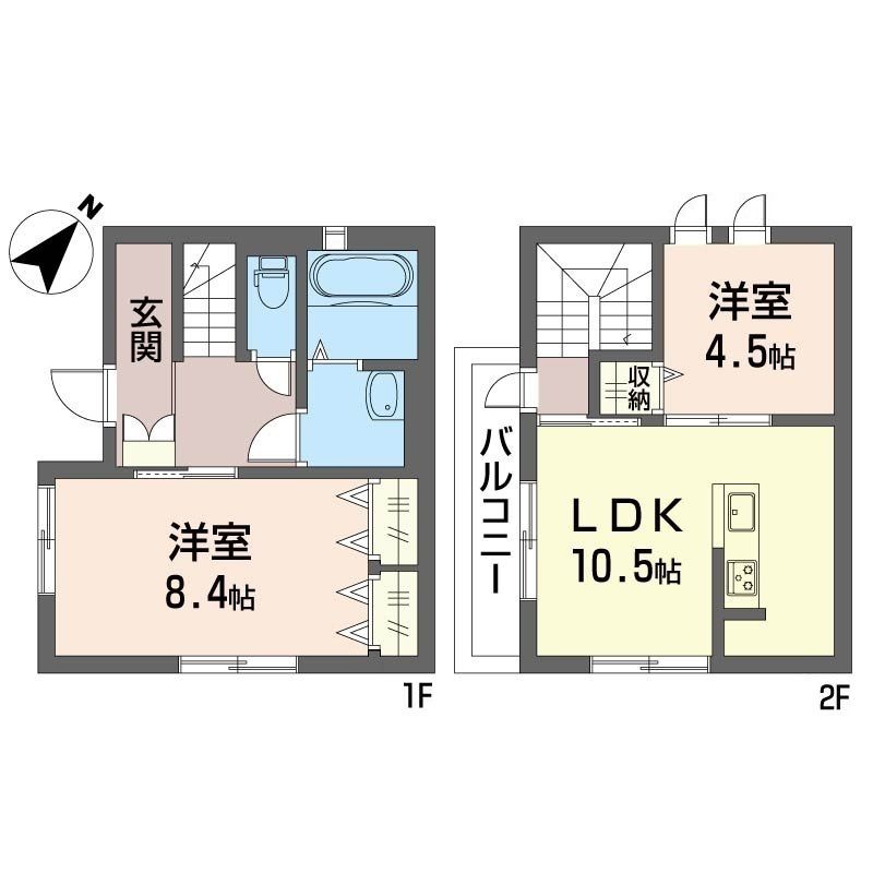 ケリア　テラス 間取り