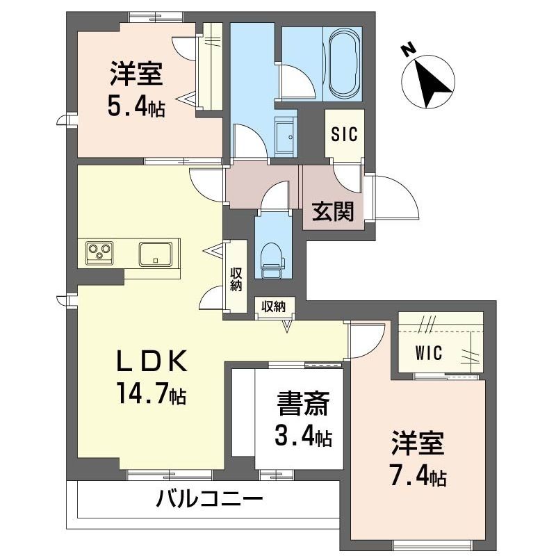 エスバイヤマセ 間取り
