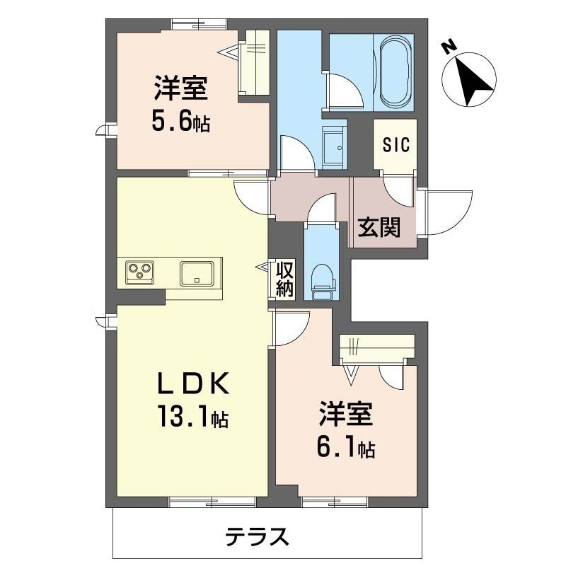 エスバイヤマセ 間取り