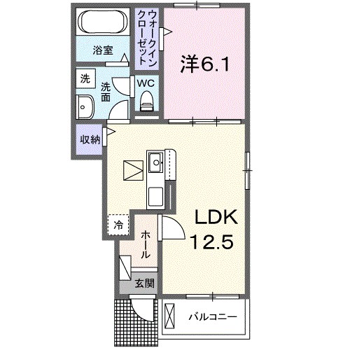 アニメート寿町Ⅱ 間取り