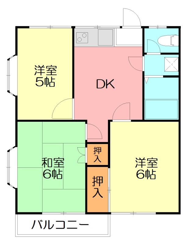 コーポかつ 間取り