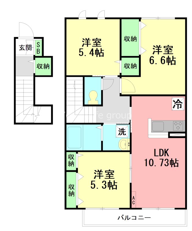 神奈川県高座郡寒川町倉見 間取り