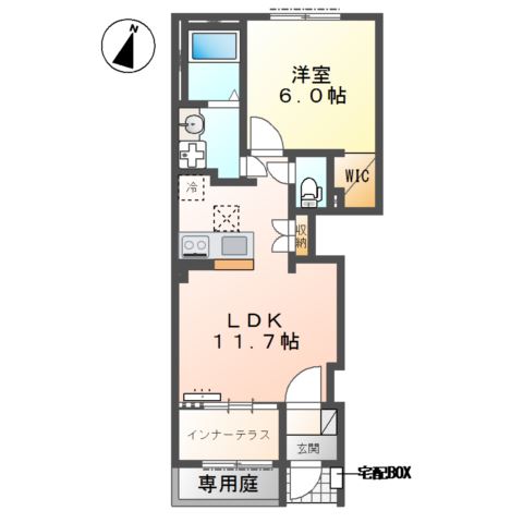 （仮称）小田原市酒匂　アパートⅡ期新築工事 間取り