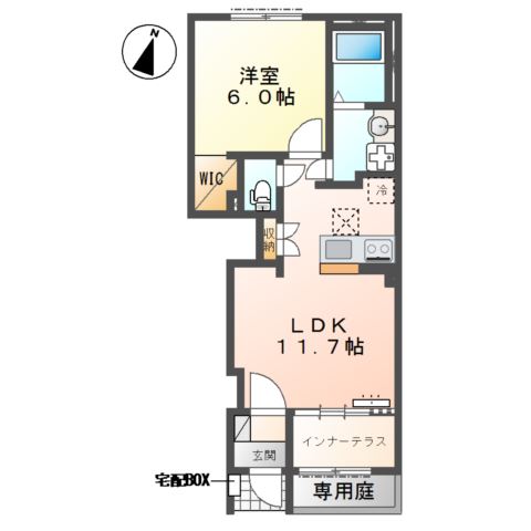 （仮称）小田原市酒匂　アパートⅡ期新築工事 間取り