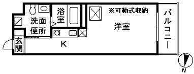 Ｋ.プラージュ 間取り