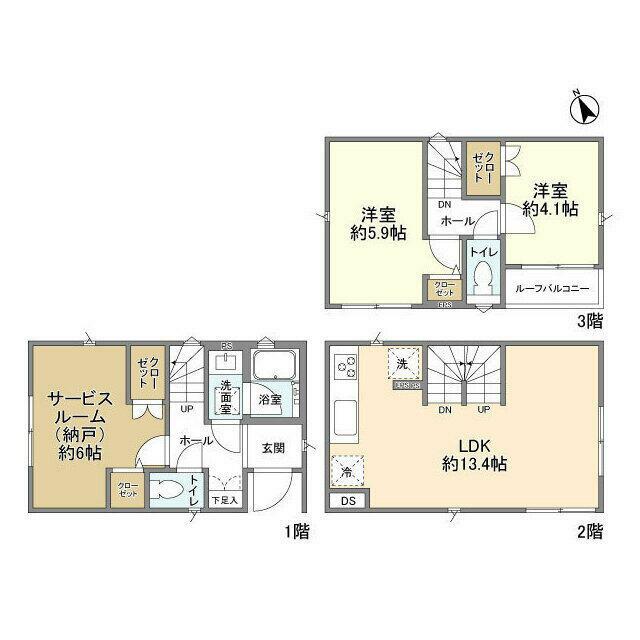 Ｋｏｌｅｔ長後＃０３ 間取り