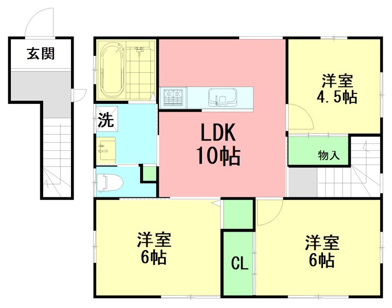 寿町二世帯住宅 間取り
