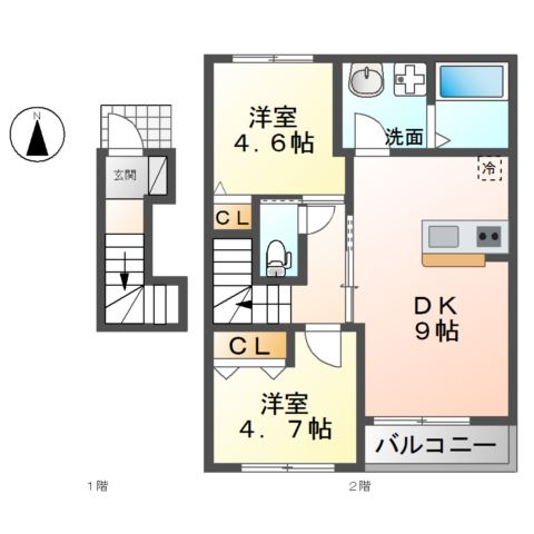 エスポワール　（espoir） 間取り