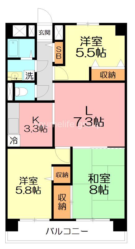 サニープレイス 間取り