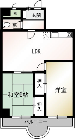 レジデンス平塚 間取り