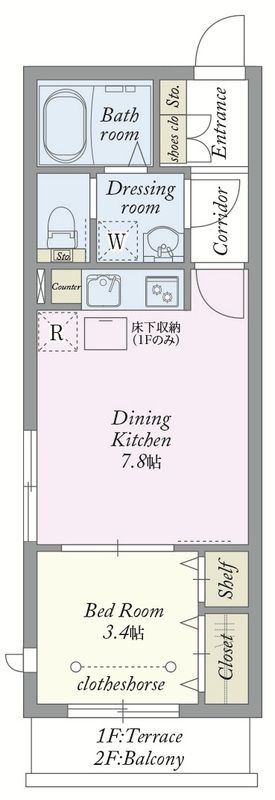 サンシャイン-39　 間取り