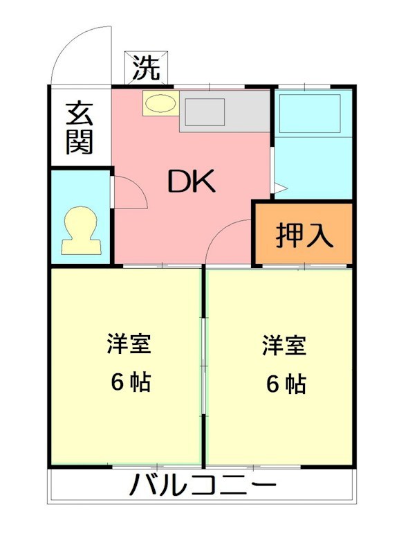 清水ハイツ 間取り