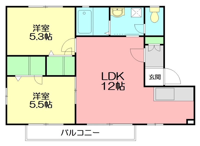 神奈川県高座郡寒川町小動 間取り