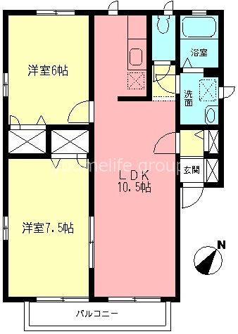 エスポワール立野Ｃ 間取り