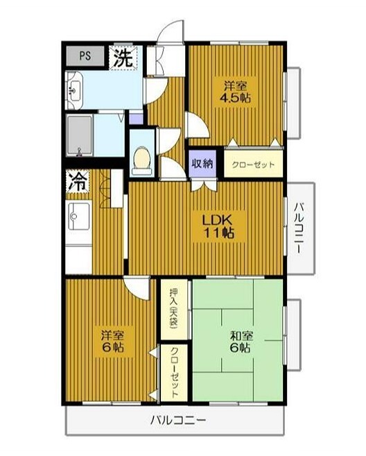 パークヒル参番館 間取り