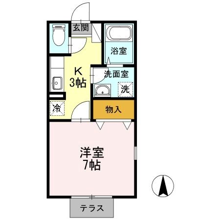 プリシェール松風 間取り
