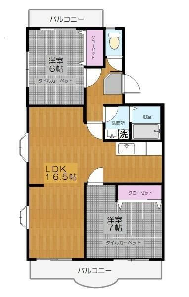 パークヒル壱番館 間取り