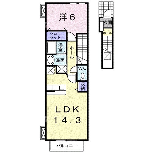 サニーハウス　２ 間取り