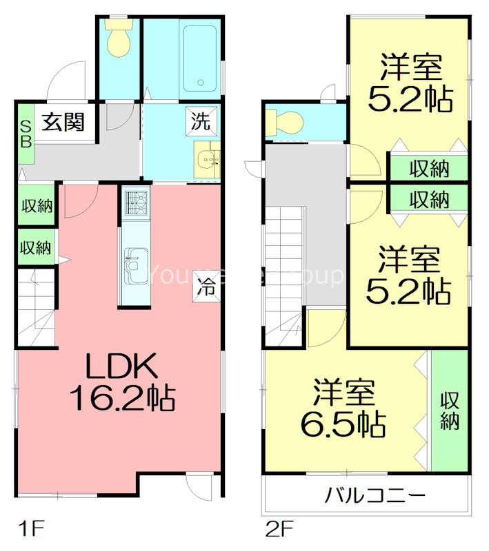 大谷北貸家戸建てB棟の写真2