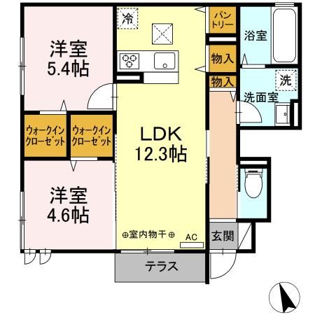 クレール 間取り