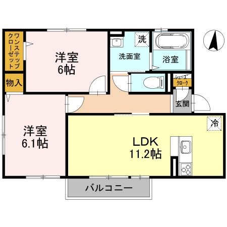 エトワールＭ　B棟 間取り