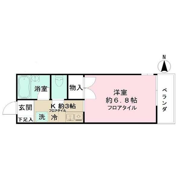 寒川山手ハイツ 間取り