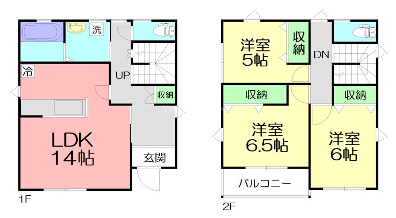 クオーレ鴨宮　I棟 間取り
