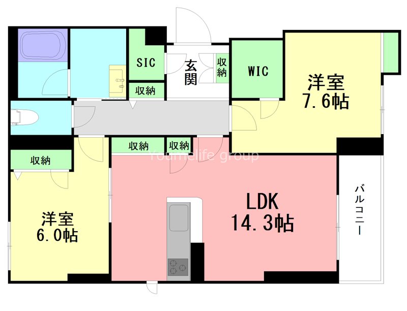 リビリエーヌⅠ 間取り