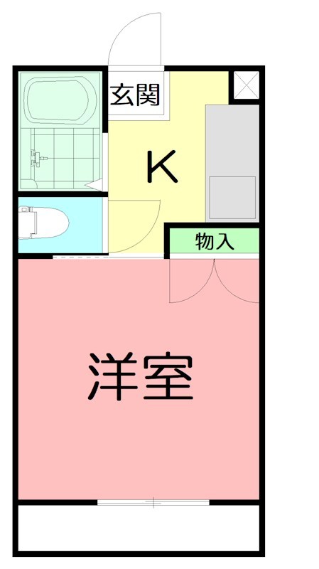 第2コーポ久保寺 間取り