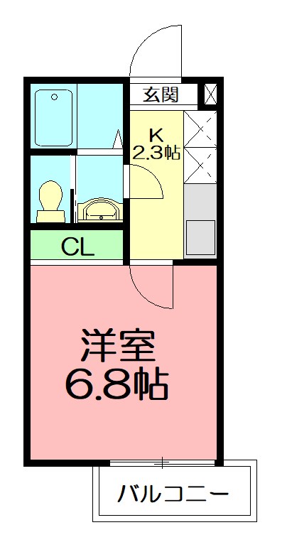 ベルフルール本厚木 間取り