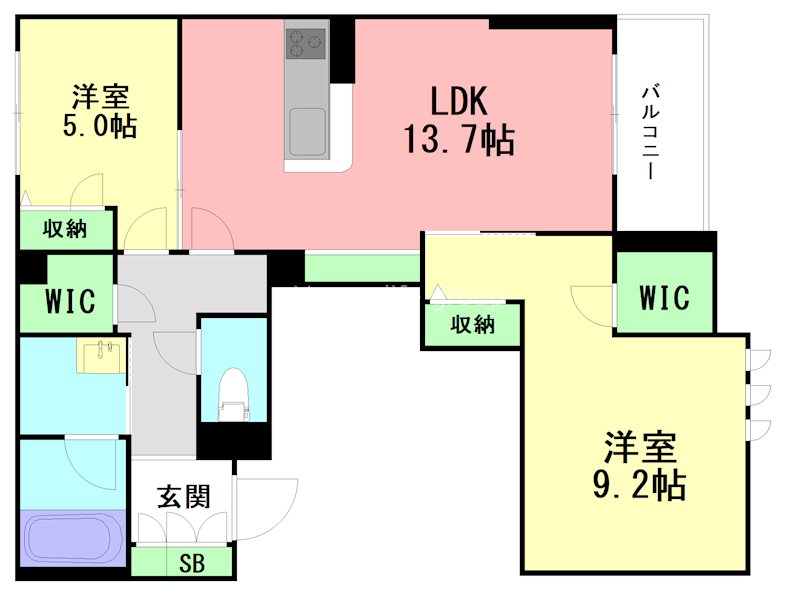 リビリエーヌⅠ 間取り